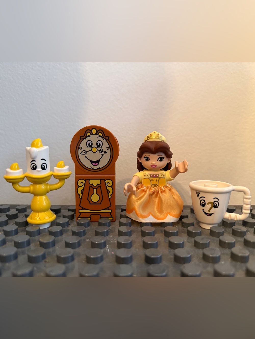 Lego Belle Mini-Doll Set with Yellow Dress and Gold Crown